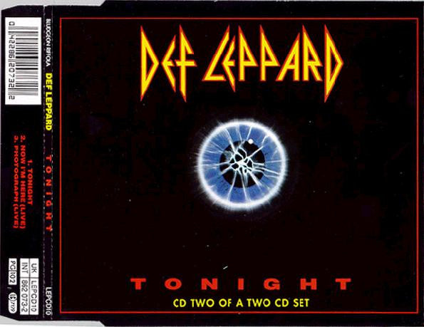 DEF LEPPARD  - TONIGHT (CDS) (DISC 1 OF A 2 DISC SET)