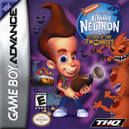 JIMMY NEUTRON: ATTACK OF THE TWONKIES  - GBA