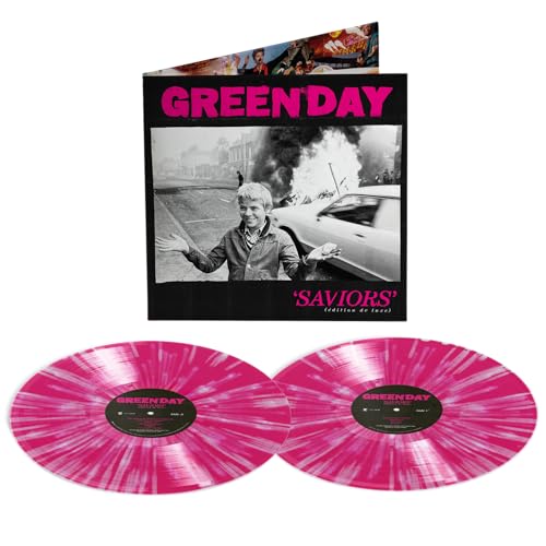 GREEN DAY - SAVIORS (éDITION DE LUXE) [HOT PINK WITH WHITE SPLATTER 2LP]