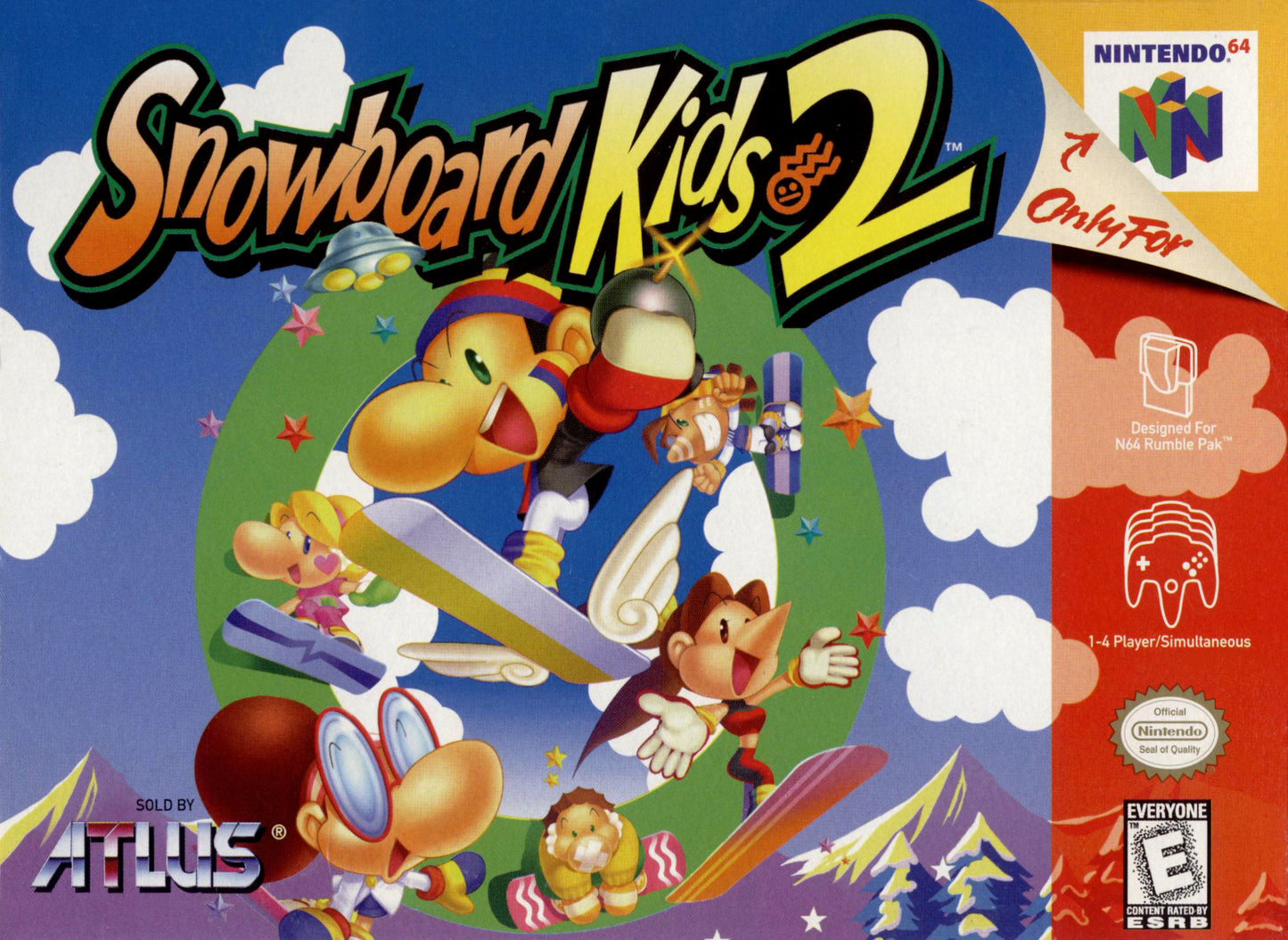 SNOWBOARD KIDS  - N64
