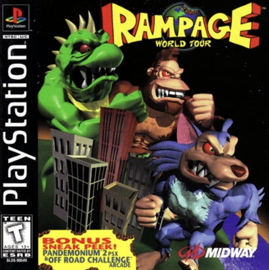 RAMPAGE: WORLD TOUR  - PS1
