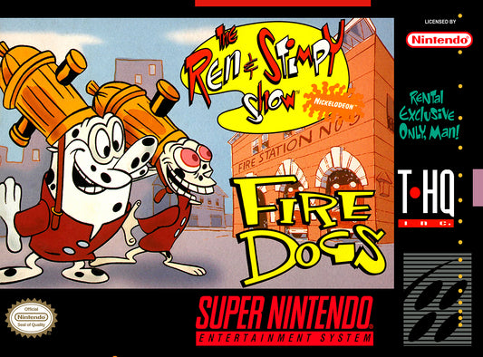 REN & STIMPY SHOW: FIRE DOGS  - SNES