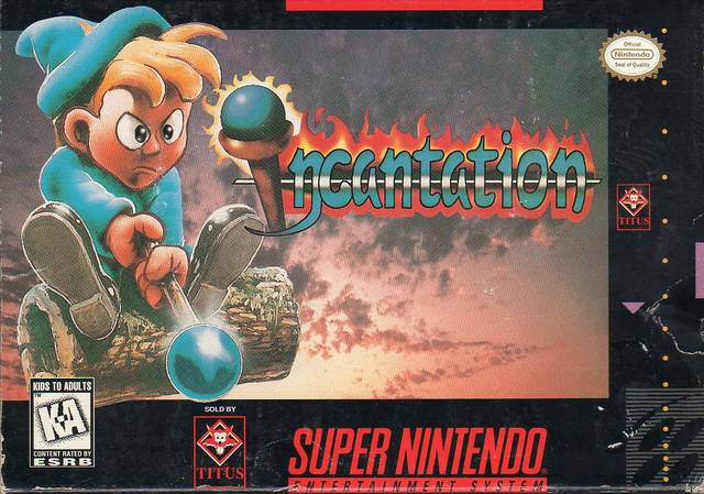 INCANTATION  - SNES (W/BOX & MANUAL)
