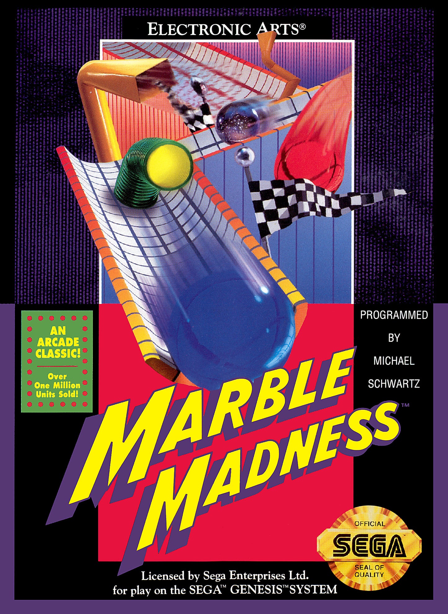 MARBLE MADNESS  - GENESIS