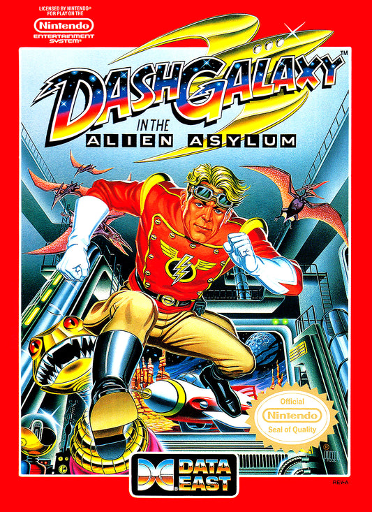 DASH GALAXY IN THE ALIEN ASYLUM  - NES
