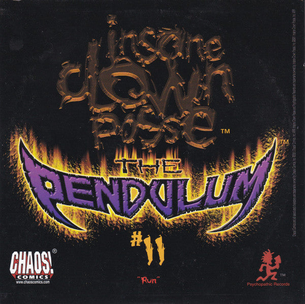 INSANE CLOWN POSSE  - PENDULUM 11: RUN (CDS)