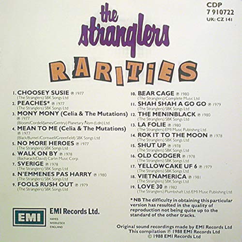 STRANGLERS  - STRANGLERS RARITIES