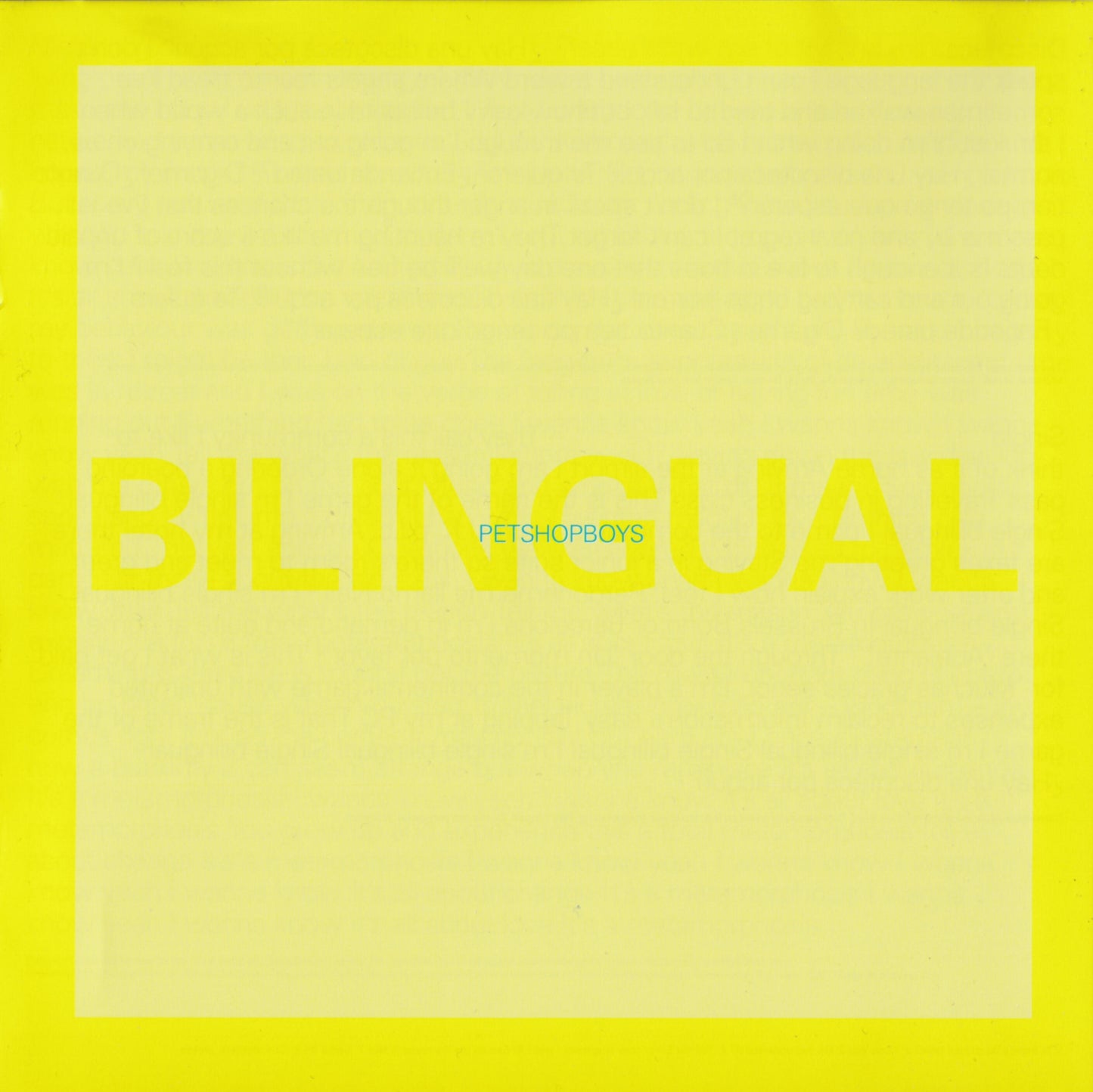 PET SHOP BOYS  - BILINGUAL (LTD ED DBLE)