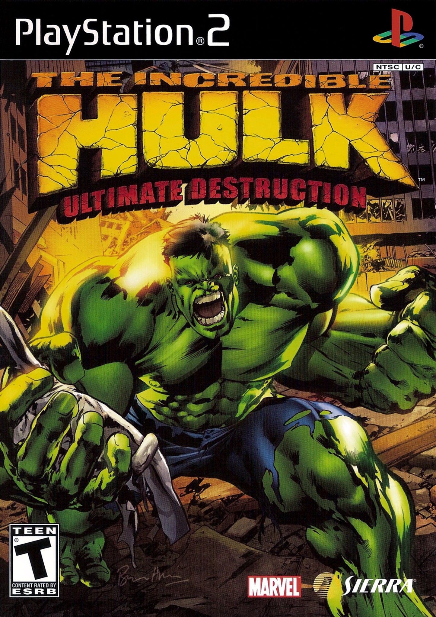 INCREDIBLE HULK: ULTIMATE  (GR HITS EDIT  - PS2