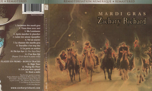 RICHARD, ZACHARY  - MARDI GRAS (REMASTERED)