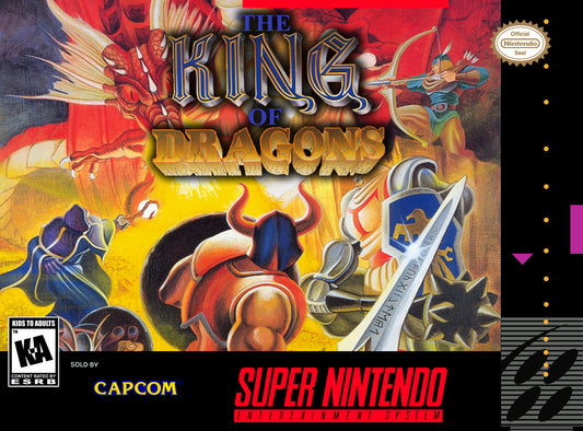 KING OF DRAGONS  - SNES