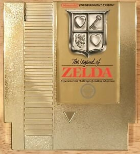 LEGEND OF ZELDA (GOLD CART)  - NES
