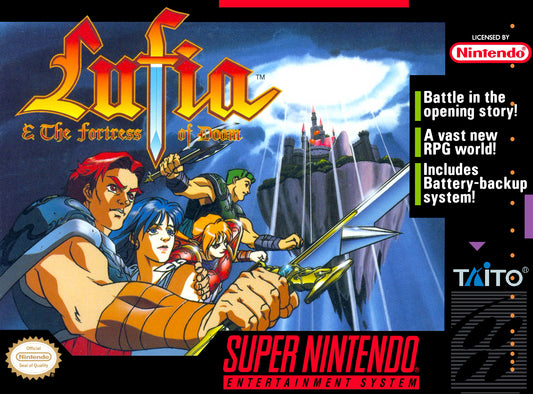 LUFIA & THE FORTRESS OF DOOM  - SNES