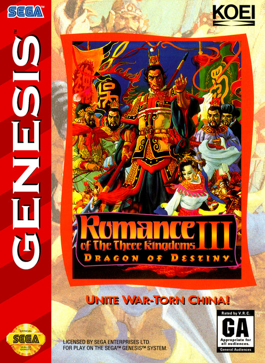 ROMANCE OF THE THREE KINGDOMS III: DRAGO  - GENESIS