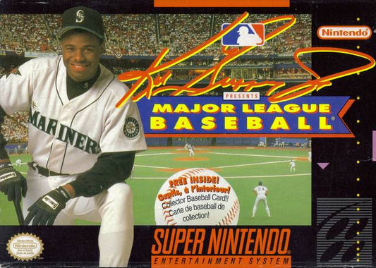 KEN GRIFFEY JR. MAJOR LEAGUE BASEBALL  - SNES