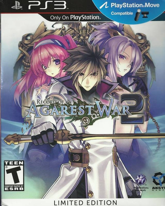 RECORD OF AGAREST WAR 2 (LIMITED EDITION  - PS3