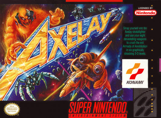 AXELAY  - SNES (W/BOX)