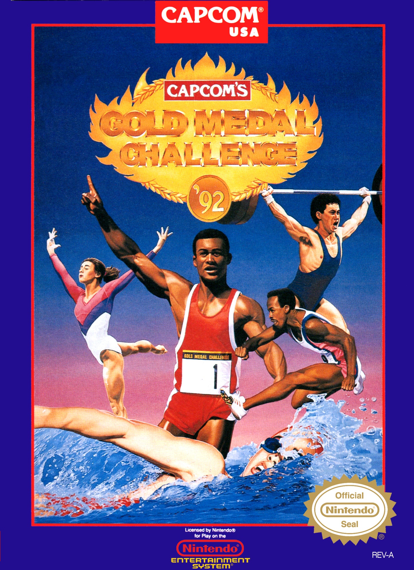 GOLD MEDAL CHALLENGE '92  - NES