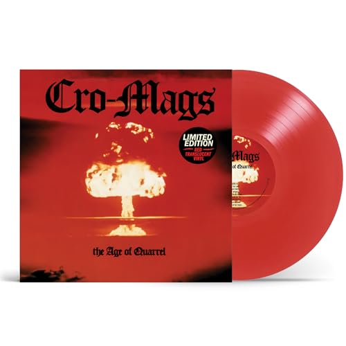 CRO-MAGS - THE AGE OF QUARREL (RUBY RED TRANSLUCENT LP)