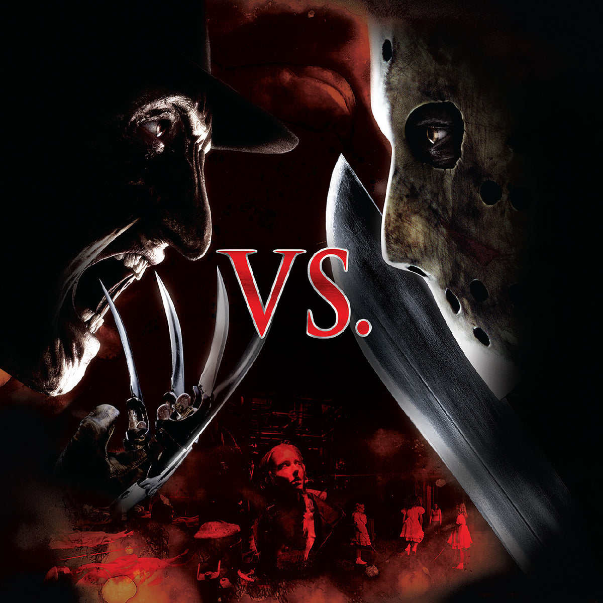 VARIOUS ARTISTS - FREDDY VS. JASON--THE ORIGINAL MOTION PICTURE SOUNDTRACK (RED & GREEN "FREDDY'S SWEATER" VINYL)