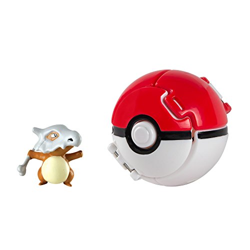 POKEMON: CUBONE + POKE BALL - TOMY-2017