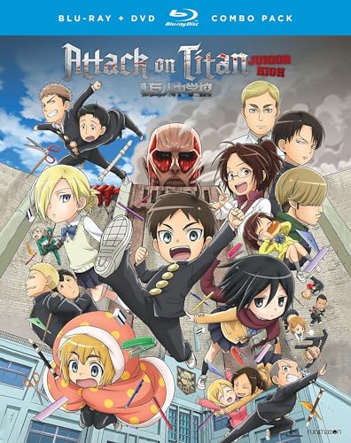 ATTACK ON TITAN: JUNIOR HIGH (ANIME)  - BLU-COMPLETE SERIES-INC. DVD COPY