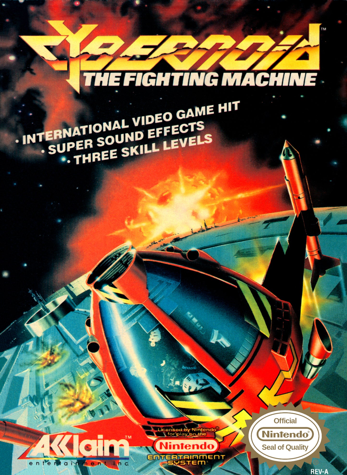 CYBERNOID: THE FIGHTING MACHINE  - NES