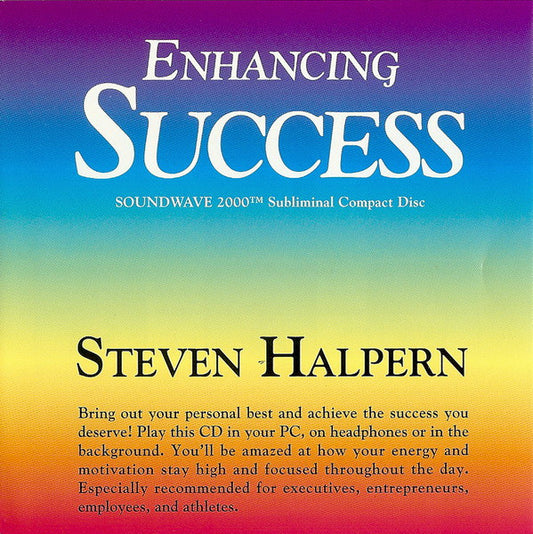 HALPERN, STEVEN  - ENHANCING SUCCESS