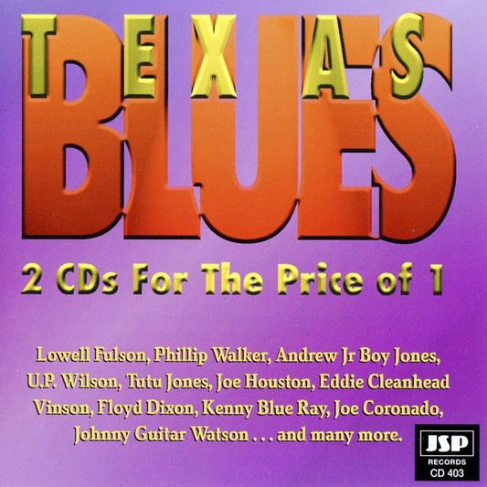 VARIOUS  - TEXAS BLUES (2CD)