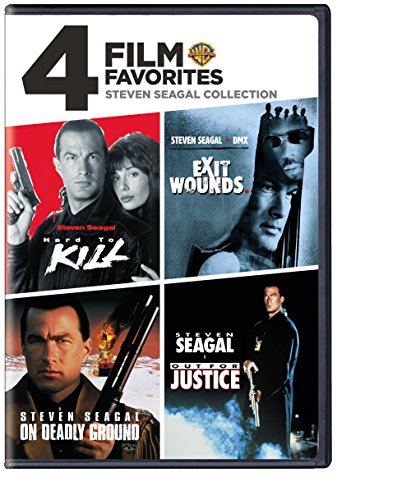 4 FILM FAVORITES: STEVEN SEAGAL COLLECTION (HARD TO KILL / EXIT WOUNDS / ON DEADLY GROUND / OUT FOR JUSTICE)