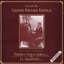 FEDERICO GARCIA LORCA - CANCIONES POPULARES ESPANOLAS [CD]