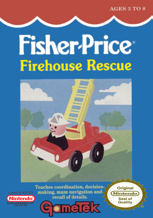 FISHER-PRICE: FIREHOUSE RESCUE  - NES
