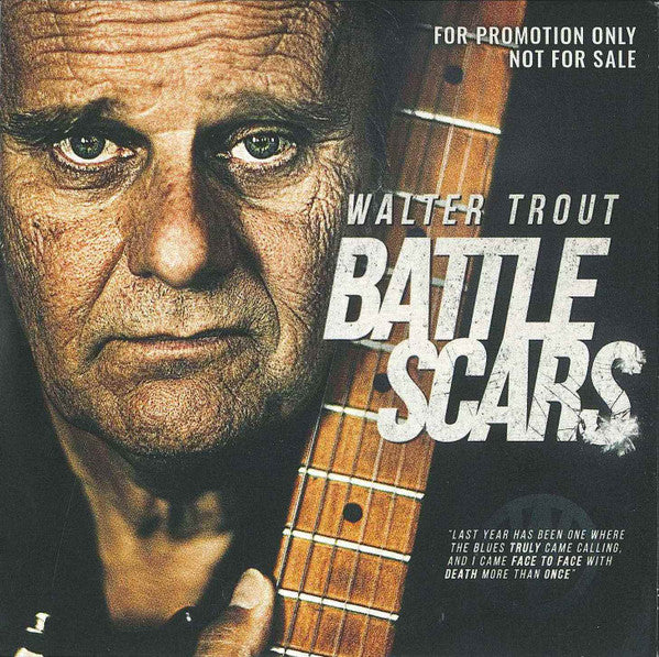 TROUT, WALTER  - BATTLE SCARS (CD & BOOK)