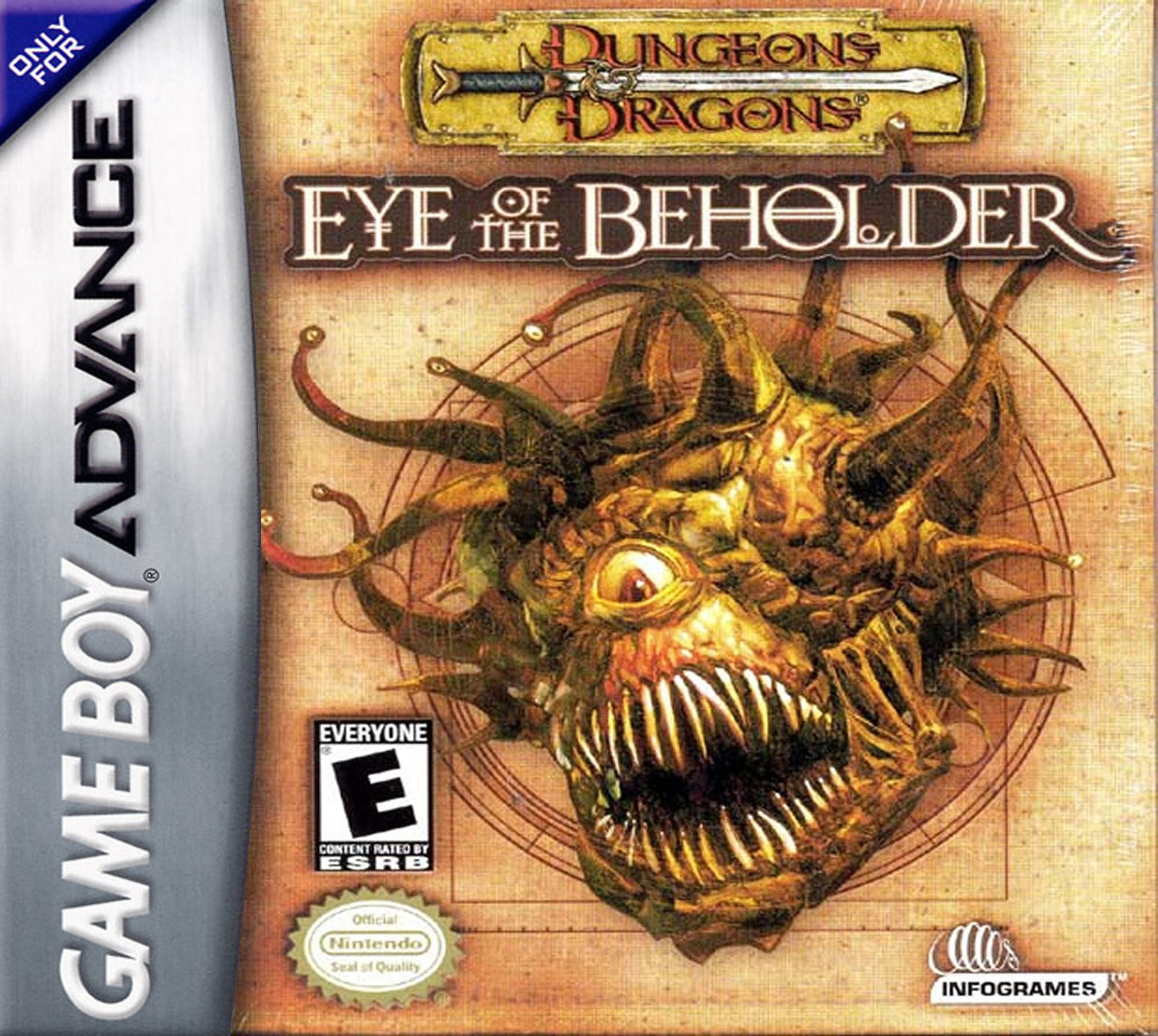 DUNGEONS & DRAGONS: EYE OF THE BEHOLDER  - GBA
