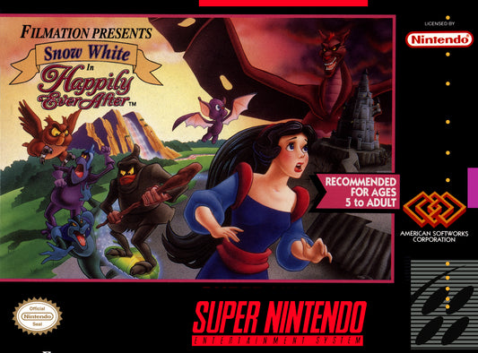 SNOW WHITE IN HAPPILY EVER AFTER  - SNES