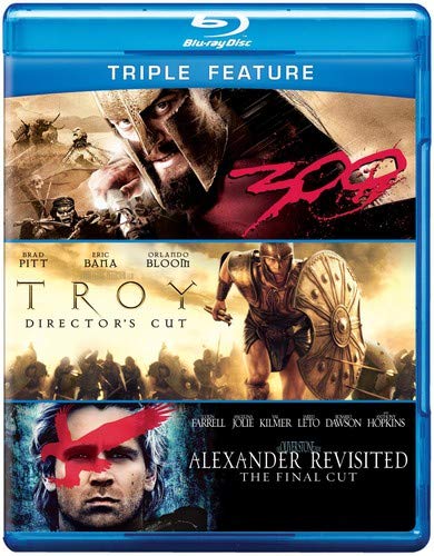 300/TROY/ALEXANDER REVISITED - BLU-TRIPLE FEATURE