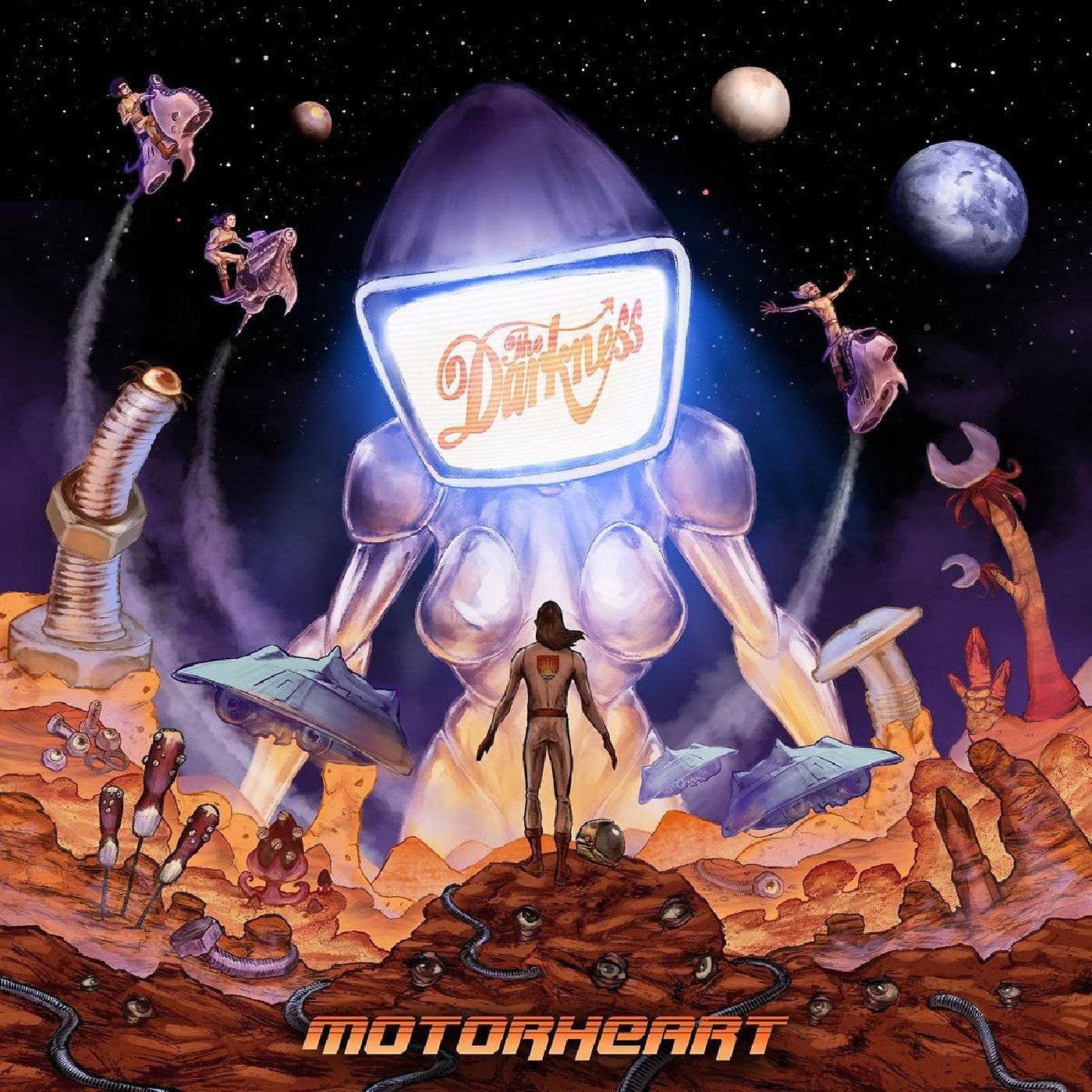 DARKNESS, THE - MOTORHEART (CLEAR VINYL)