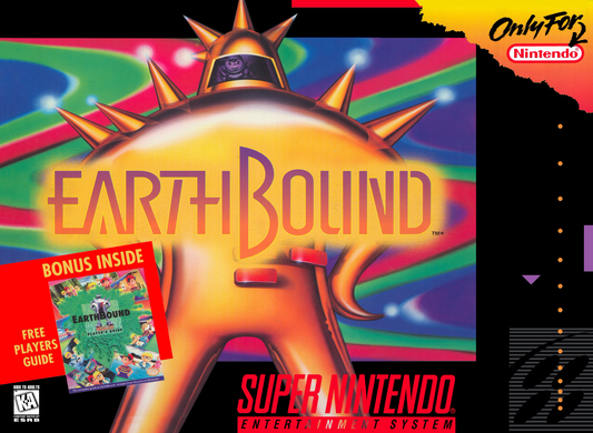 EARTHBOUND  - SNES (W/BOX & MANUAL)