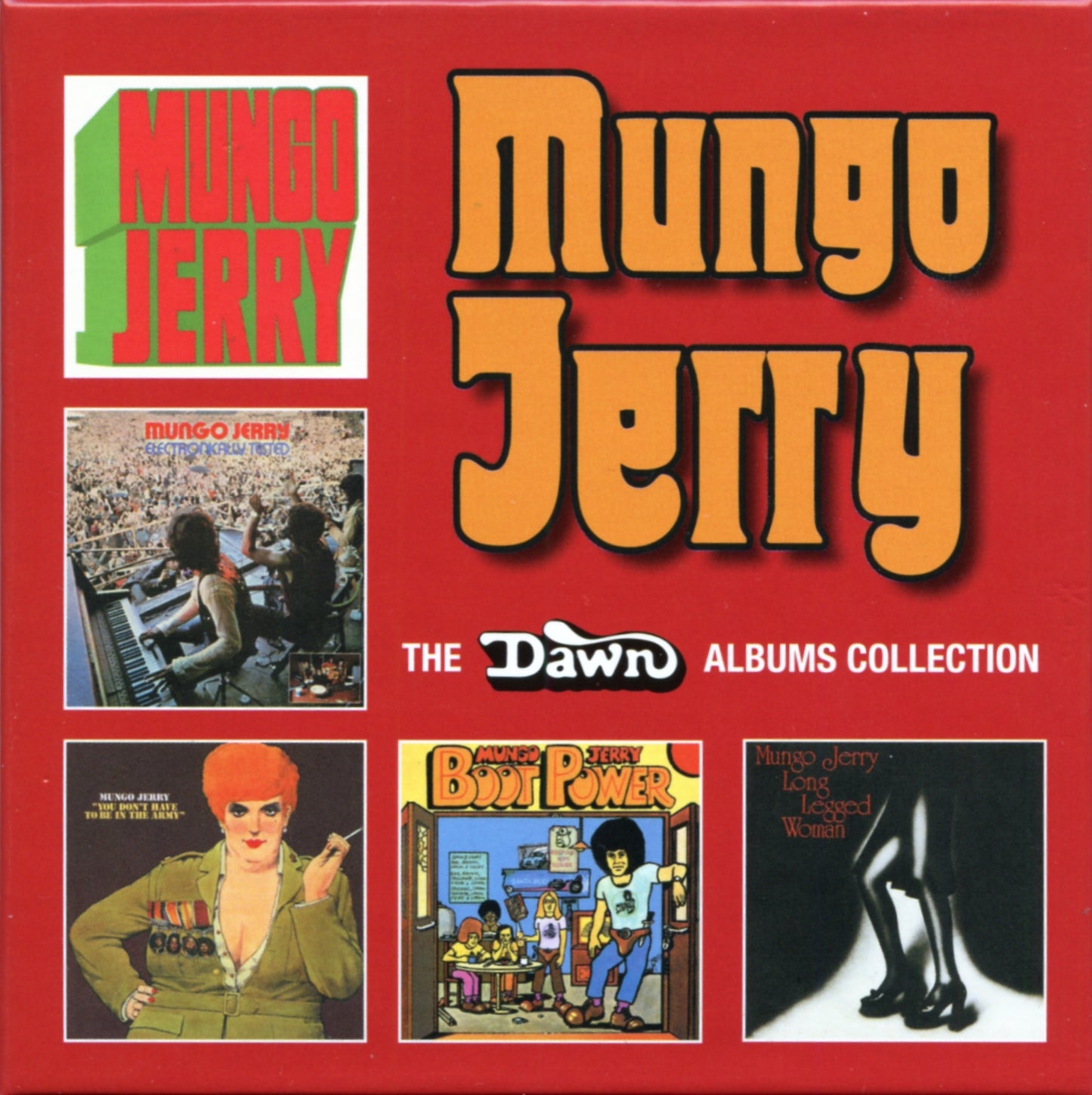 MUNGO JERRY  - DAWN ALBUMS COLLECTION (5CDS)