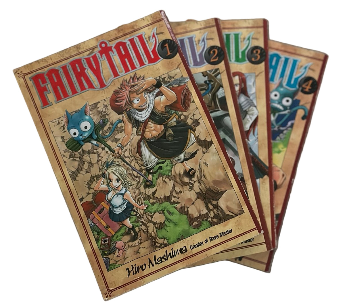 FAIRY TAIL - MANGA-VOL. 1-4