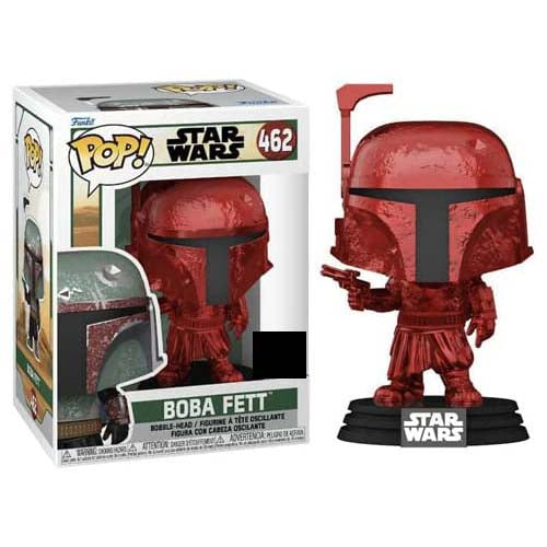 STAR WARS: BOBA FETT #462 (RED CHROME) - FUNKO POP!-SPECIAL ED.
