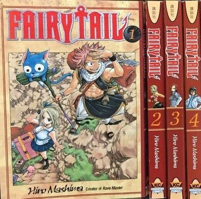 FAIRY TAIL - MANGA-VOL. 1-4