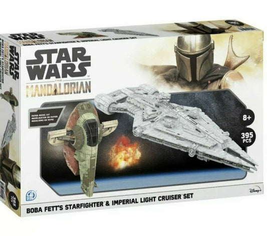 STAR WARS: MANDALORIAN: BOBA FETT'S STAR - PAPERMODEL KIT
