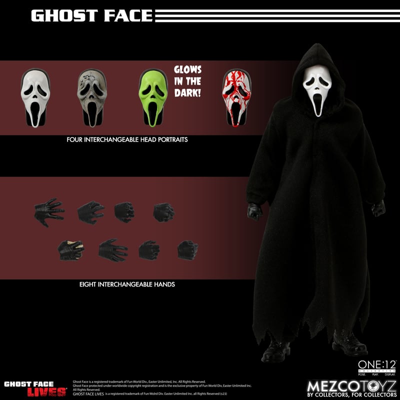 SCREAM: GHOSTFACE (6") - ONE:12-MEZCO