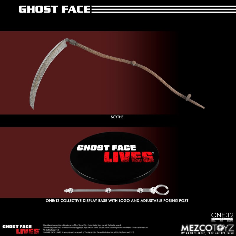SCREAM: GHOSTFACE (6") - ONE:12-MEZCO