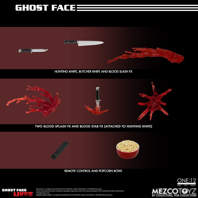 SCREAM: GHOSTFACE (6") - ONE:12-MEZCO