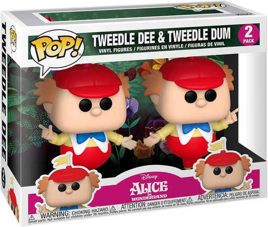 ALICE IN WONDERLAND: TWEEDLE DEE & TWEEDLE DUM (2 PACK) - FUNKO POP!