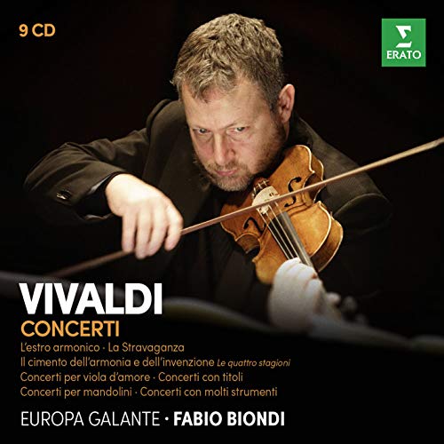 BIONDI, FABIO - VIVALDI: IL CIMENTO DELL'ARMONIA E DELL'INVENTIONE, L'ESTRO ARMONICO (9CD) (CD)