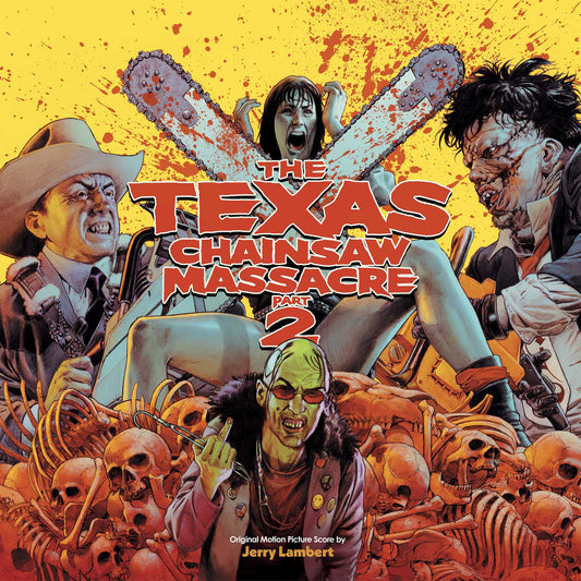 JERRY LAMBERT - TEXAS CHAINSAW MASSACRE 2 OST (180G/CHAINSAW BLADE/BLOOD VINYL)
