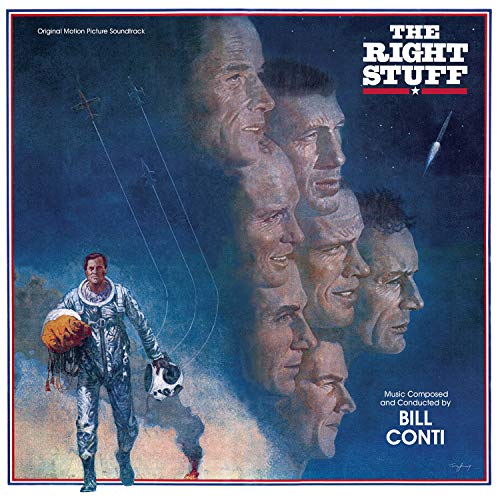 CONTI, BILL - THE RIGHT STUFF - ORIGINAL MOTION PICTURE SOUNDTRACK [TRANSPARENT BLUE LP]